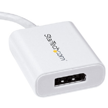 USB C to DisplayPort Adapter 4K 60Hz 8K 30Hz USB Type C to DP 1.4 HBR2 Adapter Dongle Thunderbolt 3 Compatible White