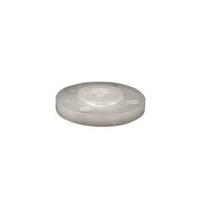 1-1/2" Flange End Natural Polypropylene One-Piece Solid Design Schedule 80 Blind Flange 7853-H15