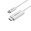 3ft 1m USB C to HDMI Cable 4K 60Hz USB Type C to HDMI 2.0 Video Adapter Cable DP 1.2 Alt Mode HBR2 White