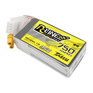 Tattu R-Line 750mAh 3S1P 11.1V 95C Lipo Battery Pack With XT30 Plug