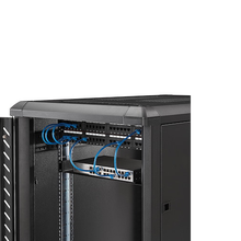 1U Server Rack Shelf Universal Rack Mount Cantilever Shelf 7" Deep Tray Heavy Duty Steel For 19" Network Equipment Rack Black