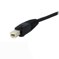 6ft KVM Cable for DVI and USB KVM Switches with Audio & Microphone