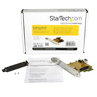 PCI Express to Mini PCI Express Card Adapter into a Standard Desktop Yellow