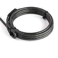 Laptop Cable Lock Nano Slot Compatible 4 Digit Combination Security Cable Lock 6.5ft Serialized Anti-Theft Vinyl