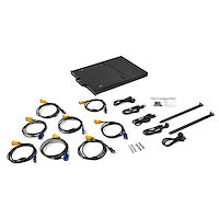 8 Port Rackmount KVM Console w/ 6ft Cables Integrated KVM Switch w/ 17" LCD Monitor Fully Featured