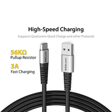 DuraGuard USB-C to USB-A Charge and Sync Cable