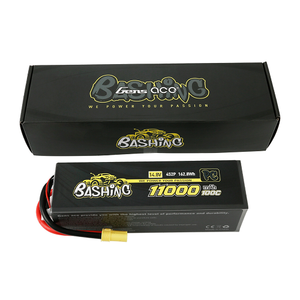 Gens Ace Bashing Pro 11000mAh 4S2P 14.8V 100C Lipo Battery Pack With EC5 Plug For Arrma