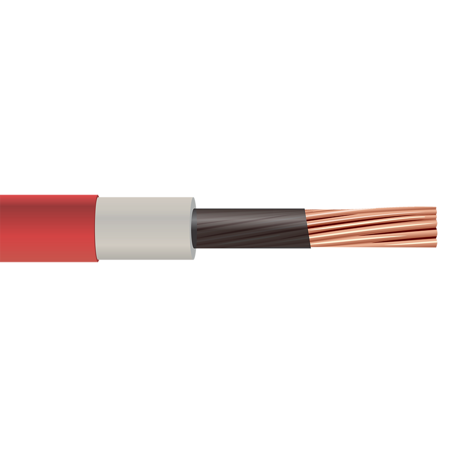 1/0 AWG Jumper Cable Single Conductor 5KV/15KV Portable Power Red Cable