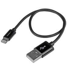 USB-A to Short Lightning W/ Reduced Clutter Apple MFi Certified Charging Cable
