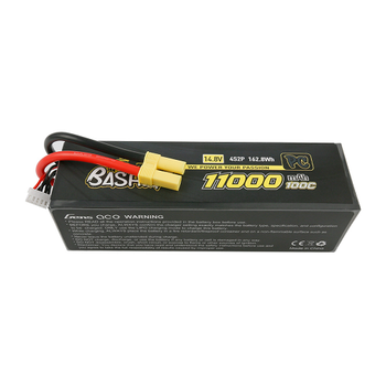 Gens Ace Bashing Pro 11000mAh 4S2P 14.8V 100C Lipo Battery Pack With EC5 Plug For Arrma