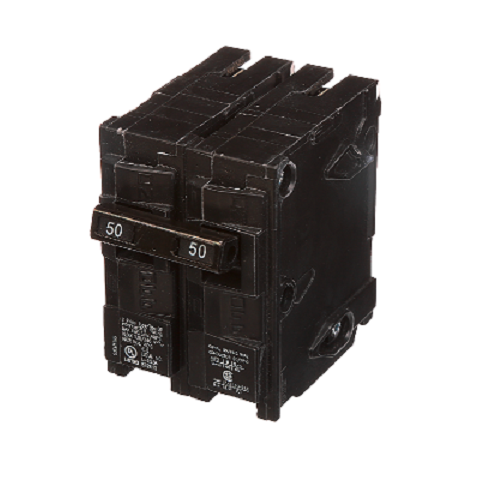 Q250 Siemens Q250 Type QP 2 Pole 50 Amp 120/240 VAC 10 kA Plug On Circuit B