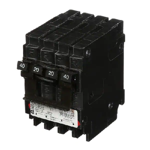 Siemens US2-Q24020CT2 2 Pole 40/20 Amp 120/240 VAC 10 kA Mini Plug In Quadplex
