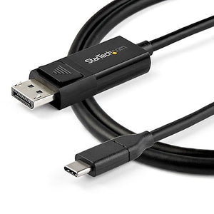6ft 2m USB C to DisplayPort 1.4 Cable 8K 60Hz 4K Bidirectional DP to USB C or USB C to DP Reversible Video Adapter Cable