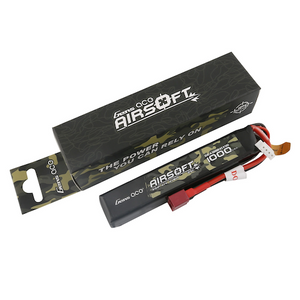 Gens Ace 1000mAh 3S1P 11.1V 25C Airsoft Battery With Deans Plug