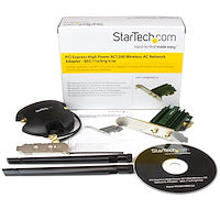PCI Express AC1200 Dual Band Wireless AC Network Adapter PCIe 802.11ac WiFi Card 2.4/5 GHz Frequencies up to 867Mbps