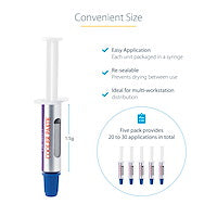 Thermal Paste High-Performance Thermal Paste (Pack of 5) Metal Oxide Heat Sink Compound 2 Years