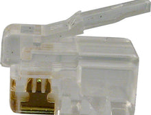Vertical Cable RJ22 4 Position Telephone Plug 009-1024/44R-100 (Pack of 100)