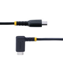 Charging Cable Right Angle 60W PD 3A Heavy Duty Fast Charge USB C Cable Black 1ft 30cm USB C