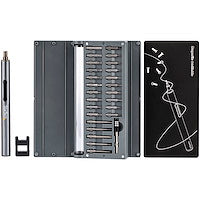 55-Bit Electric Precision Screwdriver Set Portable Cordless Battery Powered Bit Driver Kit for Electronicsc & Magnetic Work Pad