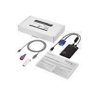 KVM Console to USB 2.0 Portable Laptop Crash Cart Adapter