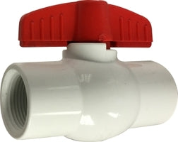 1-1/2" White Ips Pvc Ball Valve 940288
