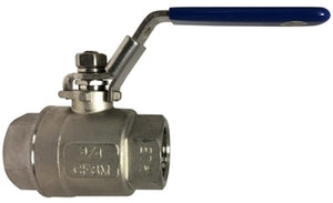 3" 316 Stainless Steel 2 Piece Full Port Ball Valve 1000psi 949170
