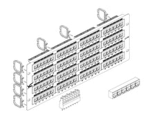 96 Port CAT5E 4U 110 IDC Patch Panel 041-375/96