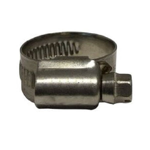 0.984 - 1.575" 316 SS Embossed Worm Gear Non Perforated (Lined) Band Clamps 96040