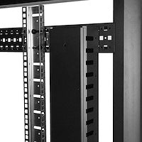 20U 3 ft Vertical Cable Organizer with Finger Ducts