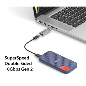3.0 SuperSpeed Gen 2 Double Sided USB-C Female to USB Male Mini Adapter X40067
