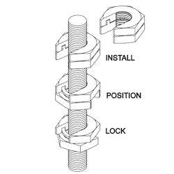 Slip-On Lock Nut, 5/8-11, Zinc CPI 03003-002