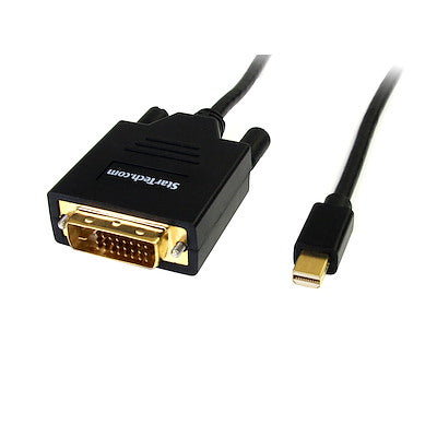 6ft (1.8m) Mini DisplayPort to DVI Cable - Mini DP to DVI Adapter Cable