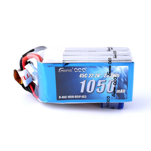 Gens Ace 1050mAh 6S1P 22.2V 45C Lipo Battery Pack With EC3 Plug
