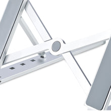 Portable Height Adjustable Ergonomic Laptop Stand Ventilated Aluminum Frame Supports