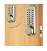 Code Locks CL290BBSS Stainless Steel Tubular Latch Back to Back