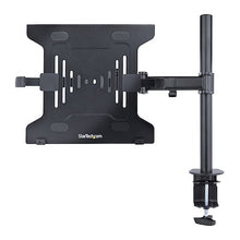 Laptop Desk Mount Monitor and Laptop Mount Articulating VESA Laptop Tray Arm Clamp Grommet Mount