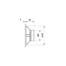 8 Ohm 6.5" High-End Low Midrange Driver upto 10000 Hz AL 170 1302