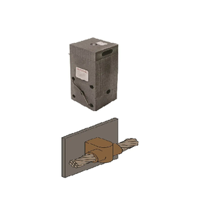 Burndy B1631 Molded Vertical Steel Surface Horizontal Cable