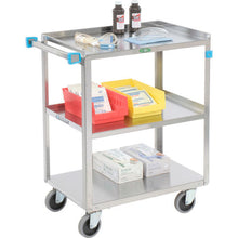 Steel Utility Cart With 3 Shelves Lakeside Capacity 54-1/8"L x 22-3/8"W x 37-1/4"H 500 lb 459