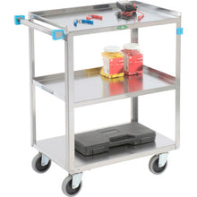 Steel Utility Cart With 3 Shelves Lakeside Capacity 54-1/8"L x 22-3/8"W x 37-1/4"H 500 lb 459