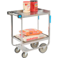 Utility Cart With 2 Shelves Lakeside Steel Capacity, 32-5/8"L x 19-3/8"W x 34-1/2"H 700 lb 721