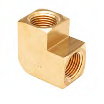 Female BS Elbow 90 Degree Brass Fitting Pipe