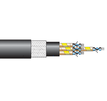 4 x 2 x 0.75 mm² BFOU BFCU Low Voltage Power 250V Halogen-Free Mud Resistant Cable