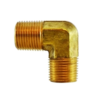 Barstock Elbow 90 Degree Male X Male Brass Fitting Pipe