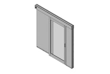 88.5"H x 106.9"W x 5.5"L Aisle Containment Door Assembly CPI 32770-E01