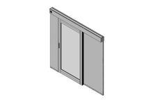 Aisle Containment Double Door Assembly 88.5"H x 106.9"W x 5.5"L Black Panels CPI 32770-702