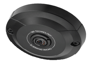 5 Megapixel Evolution Mini 360° Indoor Surface Mount Camera Black PELCO EVO-05LJD