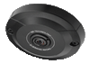 5 Megapixel Evolution Mini 360° Indoor Surface Mount Camera Black PELCO EVO-05LJD