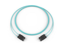 2F SC-SC Duplex Multimode Jumpers Standard Aqua Jacket 5 Meters Corning 575702T5120005M