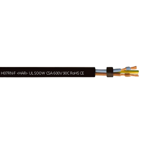 H07RN-F/SOOW Bare Copper UL/CSA Heavy-Duty Multi-Core Flexible Cable